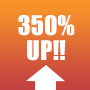 350% UP!!